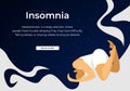 Woman Suffering Insomnia and Sleeping Disorder