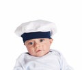 Young sailor - five months old Royalty Free Stock Photo