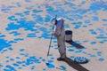 Young Seaman Painting His Ship