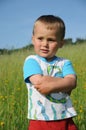 Young self confident boy Royalty Free Stock Photo