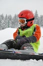 Young skier