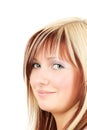 Young smiling blonde woman Royalty Free Stock Photo