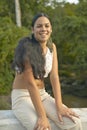 Young smiling Cuban girl in the Valle de ViÃ¯Â¿Â½ales, in central Cuba