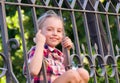 Young Smiling Girl - Outdoor Portrait Royalty Free Stock Photo