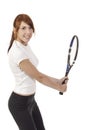 Young smiling tennis player Royalty Free Stock Photo