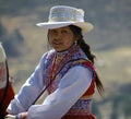 Young smiling woman from Peru