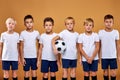 young soccer team. kids - future champions Royalty Free Stock Photo