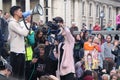 Young Speaker at Extinction Rebellion Protest.