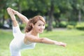 Young sport girl do yoga Royalty Free Stock Photo