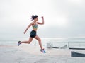 Sport woman outdoor Royalty Free Stock Photo