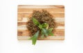 Young Staghorn Fern Mounted on Teak Board