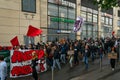Young students protest against the right politic and the radicalism party `Der 3. Weg`