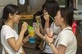 Young students in Shanghai, China