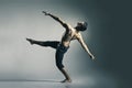 Young and stylish modern ballet dancer Royalty Free Stock Photo