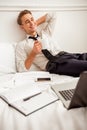 Young successful businessman Royalty Free Stock Photo