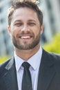 Young Successful City Business Man With Beard Royalty Free Stock Photo