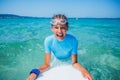 Young surfer girl Royalty Free Stock Photo