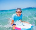Young surfer girl Royalty Free Stock Photo