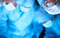 Young surgery team in the operating room Royalty Free Stock Photo