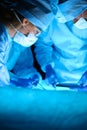 Young surgery team in the operating room Royalty Free Stock Photo