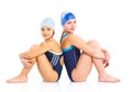 Young swimmer girls Royalty Free Stock Photo