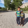 Young Tajik people in Langar