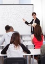 Teacher Teaching Chemical Formulas To College Students Royalty Free Stock Photo