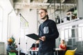 Young team of coworkers making great meeting discussion in modern coworking office. Portrait of creative professional Royalty Free Stock Photo