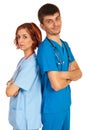 Young team of doctors Royalty Free Stock Photo