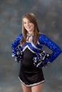 Young teen age cheer leader Royalty Free Stock Photo