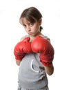 Young Teen Boxing Royalty Free Stock Photo