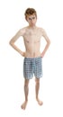 Young teen in underwear Royalty Free Stock Photo