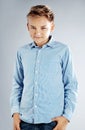 Young teenage boy posing Royalty Free Stock Photo