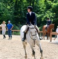 A Young Teenage Girl Rides A Horse In The Germantown Charity Horse Show Royalty Free Stock Photo