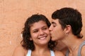 young teens couple Royalty Free Stock Photo