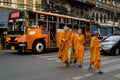 Young thai buddhist monk