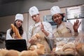 Three young bakery startups live streaming, pastry sales online promotion