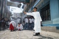 Young thurifer boy Royalty Free Stock Photo