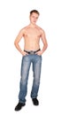 Young topless man Royalty Free Stock Photo