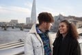 Young Tourist Couple Visiting London In Winter