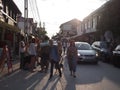 Young tourists in Vama Veche Royalty Free Stock Photo