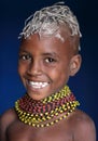 Young Turkana girl in Loyangalani, Kenya.