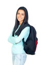 Young University Student with a Bagpack