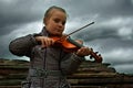 Young violinist