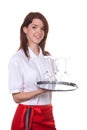 Young waitress