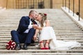 Young wedding couple Royalty Free Stock Photo