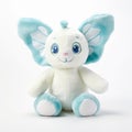 Young White And Blue Stuffed Animal: A Fairy Tale Inspired Oshare Kei Toy