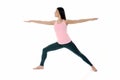 Young woman doing yoga, Warrior Pose Ã¢â¬â Virabhadrasana