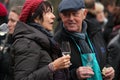 Young wine celebration at Saint Martin Day in Prague