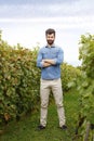 Young winemaker portrait